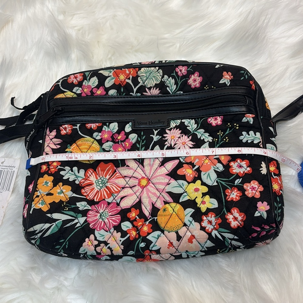 Vera Bradley Pink and Black Crossbody Bag - Picture 6 of 9